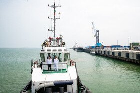 در حاشیه نشست خبری سخنگوی دولت در مجتمع بندری کاسپین منطقه آزاد بندر انزلی