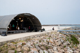 در حاشیه نشست خبری سخنگوی دولت در مجتمع بندری کاسپین منطقه آزاد بندر انزلی