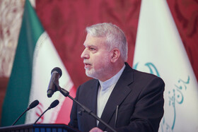 سیدرضا صالحی‌امیری، وزیر میراث فرهنگی، گردشگری و صنایع دستی در مراسم گشایش ریزولت هتل پنج ستاره در کیش