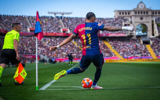 نه نیمار، نه سوآرس و نه لوا/ رافینیا را با مسی مقایسه کنید