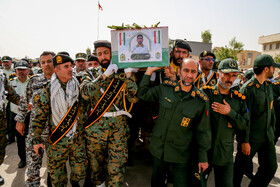 تشییع پیکر شهید امنیت، محمد حسن نائینی در قم