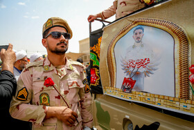 تشییع پیکر شهید امنیت، محمد حسن نائینی در قم