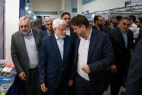 بازدید محمدرضا عارف، معاون اول رئیس جمهور از نمایشگاه کتاب - تهران
