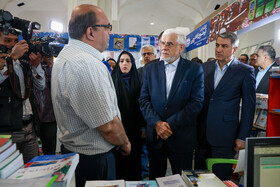 بازدید محمدرضا عارف، معاون اول رئیس جمهور از نمایشگاه کتاب - تهران