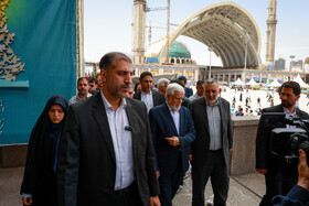 بازدید محمدرضا عارف، معاون اول رئیس جمهور از نمایشگاه کتاب - تهران