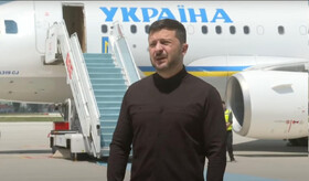 زلنسکی در ترکیه: روسیه هیئت جعلی فرستاده است