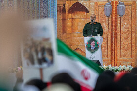 سخنرانی سرلشکر حسین سلامی، فرمانده کل سپاه پاسداران انقلاب اسلامی در اولین مراسم سالگرد شهدای خدمت در میدان امام حسین (ع)
