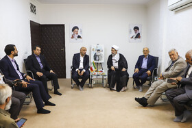 دیداراحمد میدری،وزیر تعاون، کار و رفاه اجتماعی با حجت‌الاسلام والمسلمین حسن علیدادی‌سلیمانی ،نماینده ولی فقیه در استان و امام جمعه کرمان