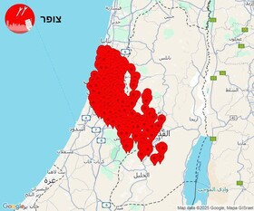 شلیک موشک بالستیک از یمن به اراضی اشغالی