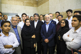 اسکندر مؤمنی، وزیرکشور در مراسم افتتاح کارخانه نوآوری شهرداری کرمان 