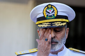 سید عبدالرحیم موسوی فرمانده کل ارتش در مراسم دومین سالگرد بازگشت ناوگروه ۸۶ نیروی دریایی ارتش جمهوری اسلامی ایران