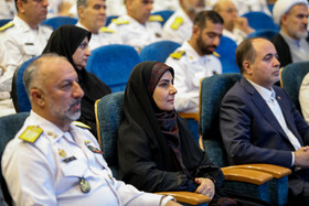 حضور فرزانه صادق،‌وزیر راه و شهرسازی در مراسم دومین سالگرد بازگشت ناوگروه ۸۶ نیروی دریایی ارتش جمهوری اسلامی ایران