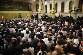 دیدار هزاران نفر از معلمان سراسر کشور با مقام معظم رهبری