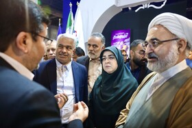 بازدید فاطمه مهاجرانی، سخنگوی دولت از نمایشگاه گردشگری و صنایع دستی - مشهد