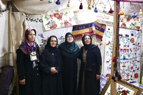 بازدید فاطمه مهاجرانی، سخنگوی دولت از نمایشگاه گردشگری و صنایع دستی - مشهد