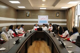 مراسم تحلیف و ادای سوگند جوانان هلال احمر ایلام برگزار شد