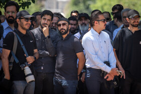 مراسم تشییع پیکر حمیدرضا درجاتی