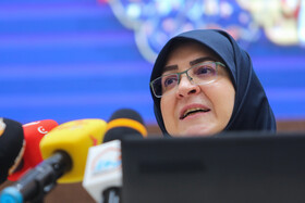 فاطمه مهاجرانی، سخنگوی دولت در مراسم بزرگداشت هفته ارتباطات و روابط عمومی 