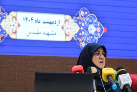 فاطمه مهاجرانی، سخنگوی دولت در مراسم بزرگداشت هفته ارتباطات و روابط عمومی 