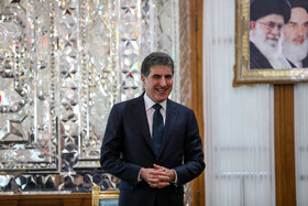 دیدار نچیروان بارزانی، رییس اقلیم کردستان عراق با محمدباقر قالیباف، رییس مجلس شورای اسلامی
