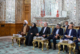دیدار نچیروان بارزانی، رییس اقلیم کردستان عراق با محمدباقر قالیباف، رییس مجلس شورای اسلامی