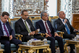دیدار نچیروان بارزانی، رییس اقلیم کردستان عراق با محمدباقر قالیباف، رییس مجلس شورای اسلامی