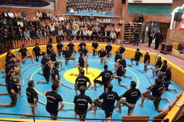 برگزاری همایش زورخانهای در کرمان، به مناسبت گرامیداشت اولین سالگرد شهدای خدمت