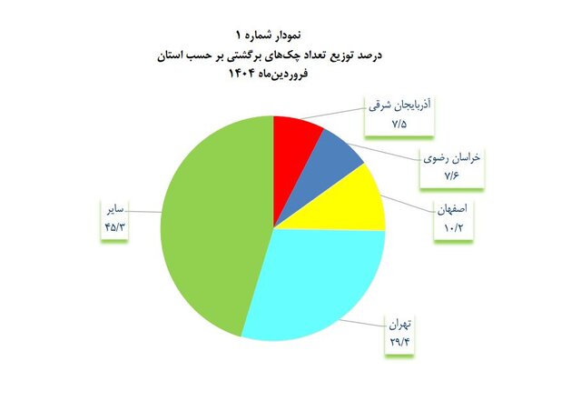 ۹ درصد چکها برگشت خورد!