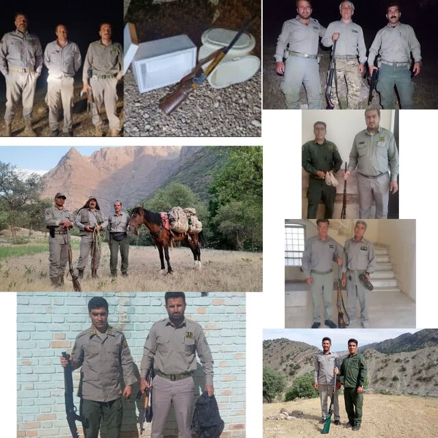 بازداشت ۷ گروه متخلف زیست محیطی در مناطق تحت مدیریت لرستان