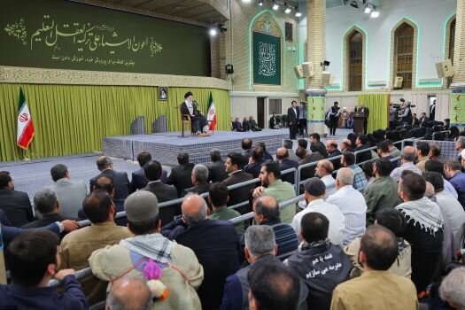گزارش وزیر آموزش و پرورش در دیدار معلمان با رهبر انقلاب