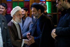 کاظم صدیقی، رئیس ستاد امر به معروف و نهی از منکر در مراسم ترحیم مادر معاون ارتباطات دفتر رییس جمهور