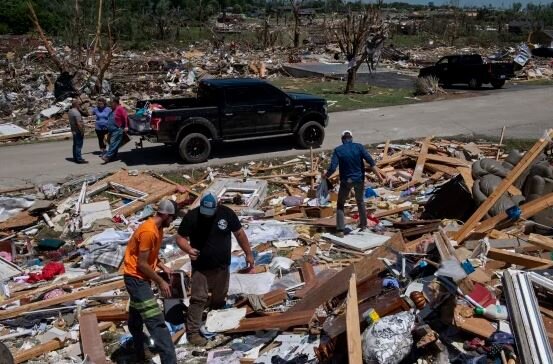 عکس: گتی ایمجز افزایش شمار تلفات طوفان در آمریکا