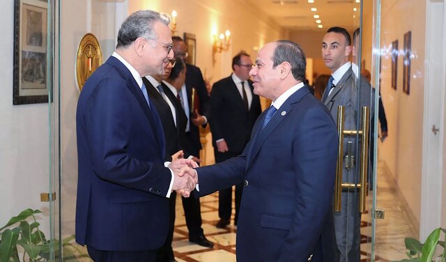 دیدار السیسی با مسعد بولوس، فرستاده ترامپ در امور غرب آسیا الاخبار: اختلافنظر مصر با کشورهای عرب حوزه خلیج فارس درباره غزه رو به افزایش است