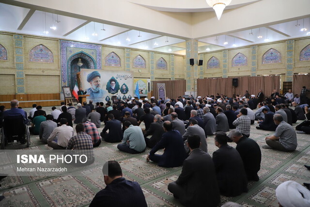 مراسم بزرگداشت شهدای خدمت در دانشگاه تبریز
