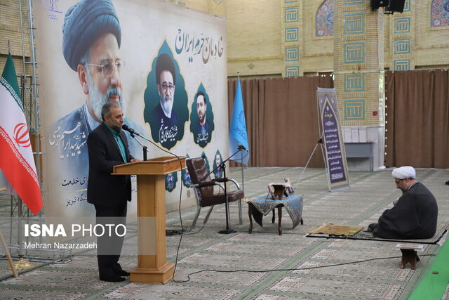 مراسم بزرگداشت شهدای خدمت در دانشگاه تبریز برگزار شد