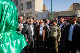 رونمایی سردیس شهید رئیسی در میدان پاستور تهران
