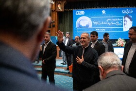 مسعود پزشکیان، رئیس جمهور در آیین ملی اهدای جایزه علامه طباطبایی