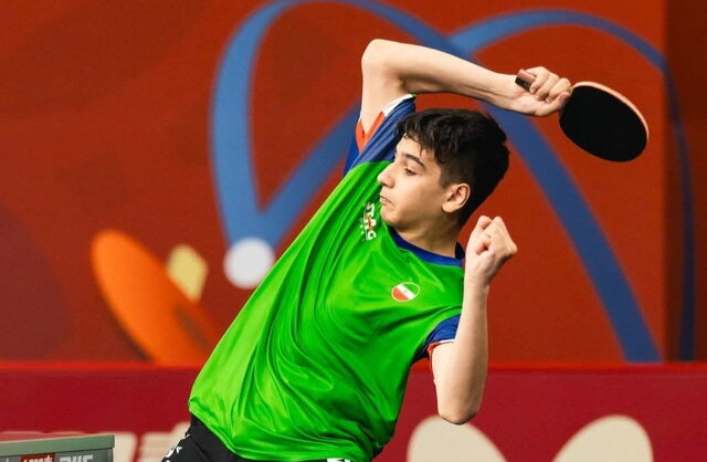 تنیس روی میز بنیامین فرجی تنیس روی میز بنیامین فرجی