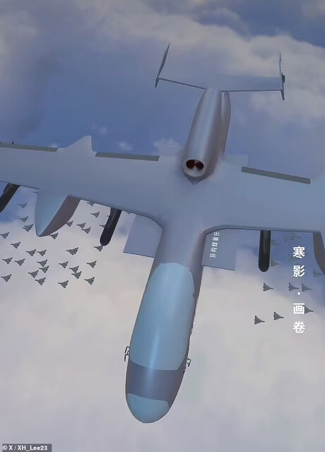 «پهپاد مادر»؛ شلیک همزمان ۱۰۰ پهپاد انتحاری چینی در عرض چند ثانیه