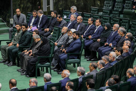 مراسم پاسداشت شهدای خدمت در مجلس شورای اسلامی با حضور رئیس جمهور