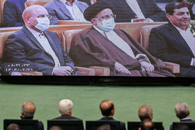 مراسم پاسداشت شهدای خدمت در مجلس شورای اسلامی با حضور رئیس جمهور