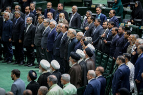 مراسم پاسداشت شهدای خدمت در مجلس شورای اسلامی