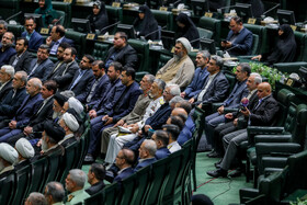 مراسم پاسداشت شهدای خدمت در مجلس شورای اسلامی