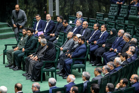مراسم پاسداشت شهدای خدمت در مجلس شورای اسلامی