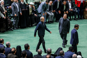مسعود پزشکیان، رییس جمهور در مراسم پاسداشت شهدای خدمت در مجلس شورای اسلامی 