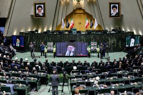 مراسم پاسداشت شهدای خدمت در مجلس شورای اسلامی