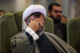حجت الاسلام والمسلمین خسروپناه، دبیر شورای‌ عالی انقلاب فرهنگی در همایش "الگوی حکمرانی آیت‌الله شهید سید ابراهیم رئیسی (ره)