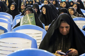 مراسم بزرگداشت آیت‌الله رئیسی و شهدای خدمت در کرمان