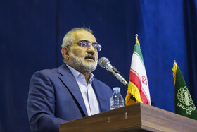 سخنرانی سیدمحمد حسینی،معاون پارلمانی دولت سیزدهم درمراسم بزرگداشت آیت‌الله رئیسی و شهدای خدمت در کرمان