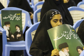 مراسم بزرگداشت آیت‌الله رئیسی و شهدای خدمت در کرمان